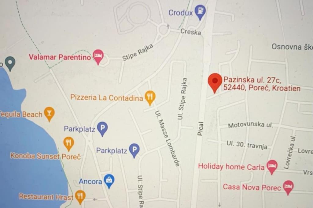 Porec, Tolle 3 Zi-Whg, Sehr Zentral, Top Zustand! Mit Internet Und W-Lan! Esterno foto